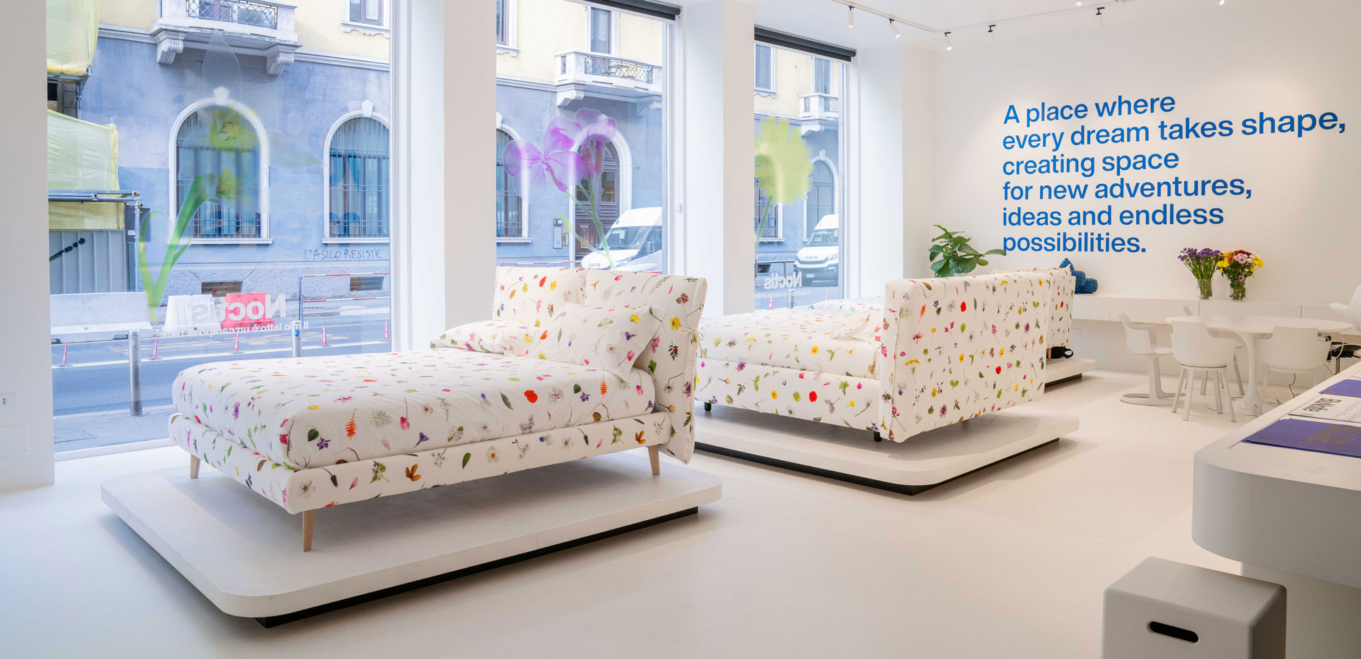 Il mio letto è un campo di fiori